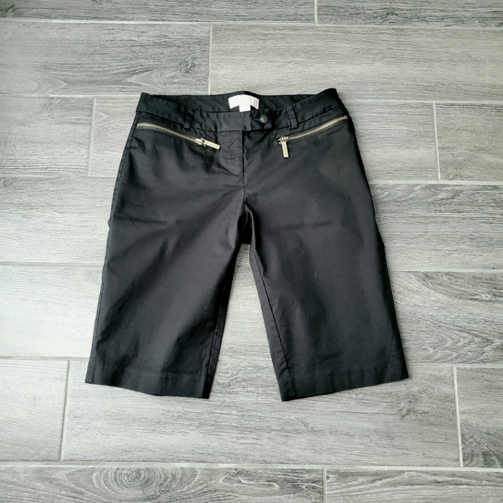 Michael Kors Black Bermuda Shorts
